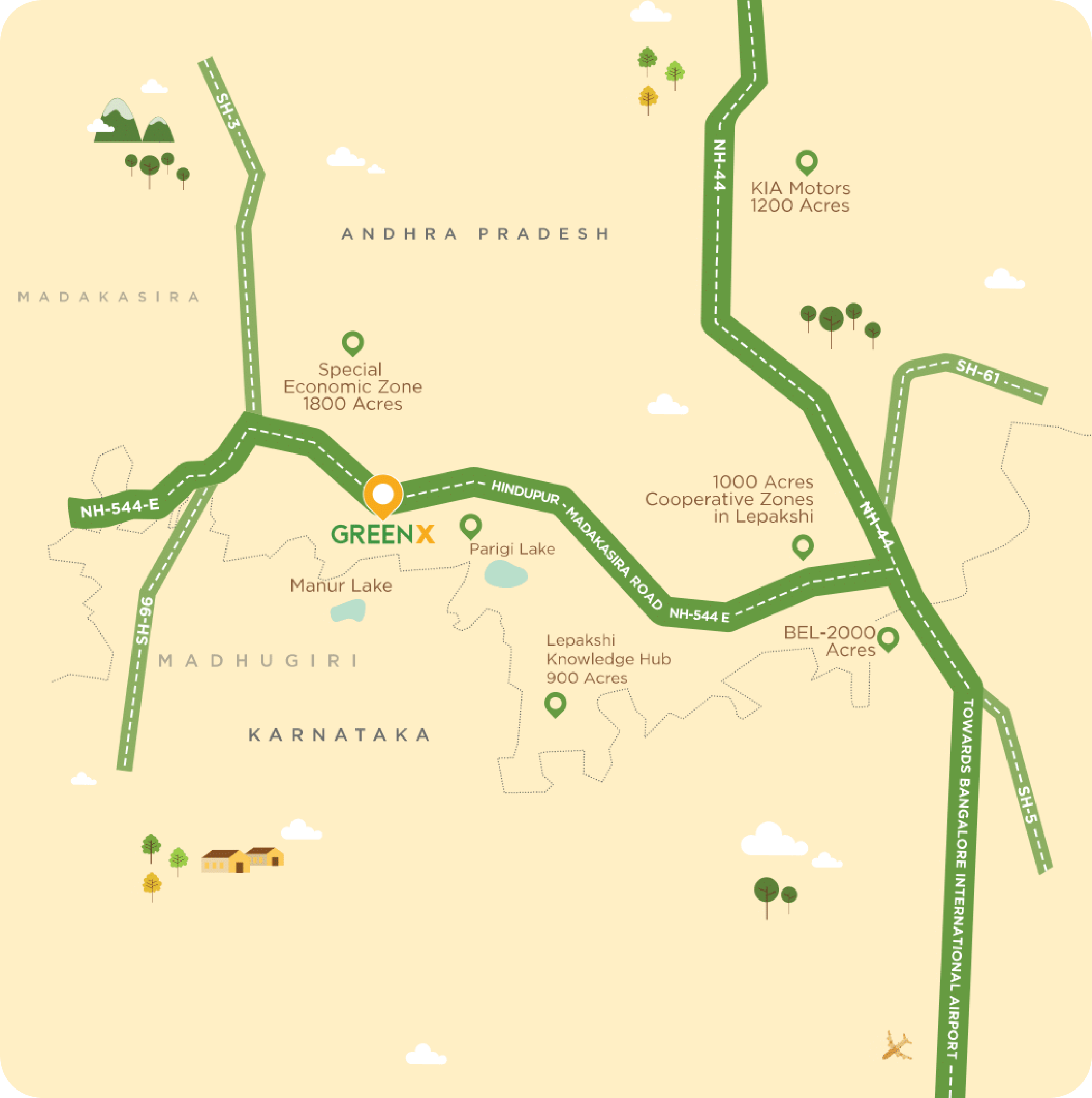 GreenX Project Location